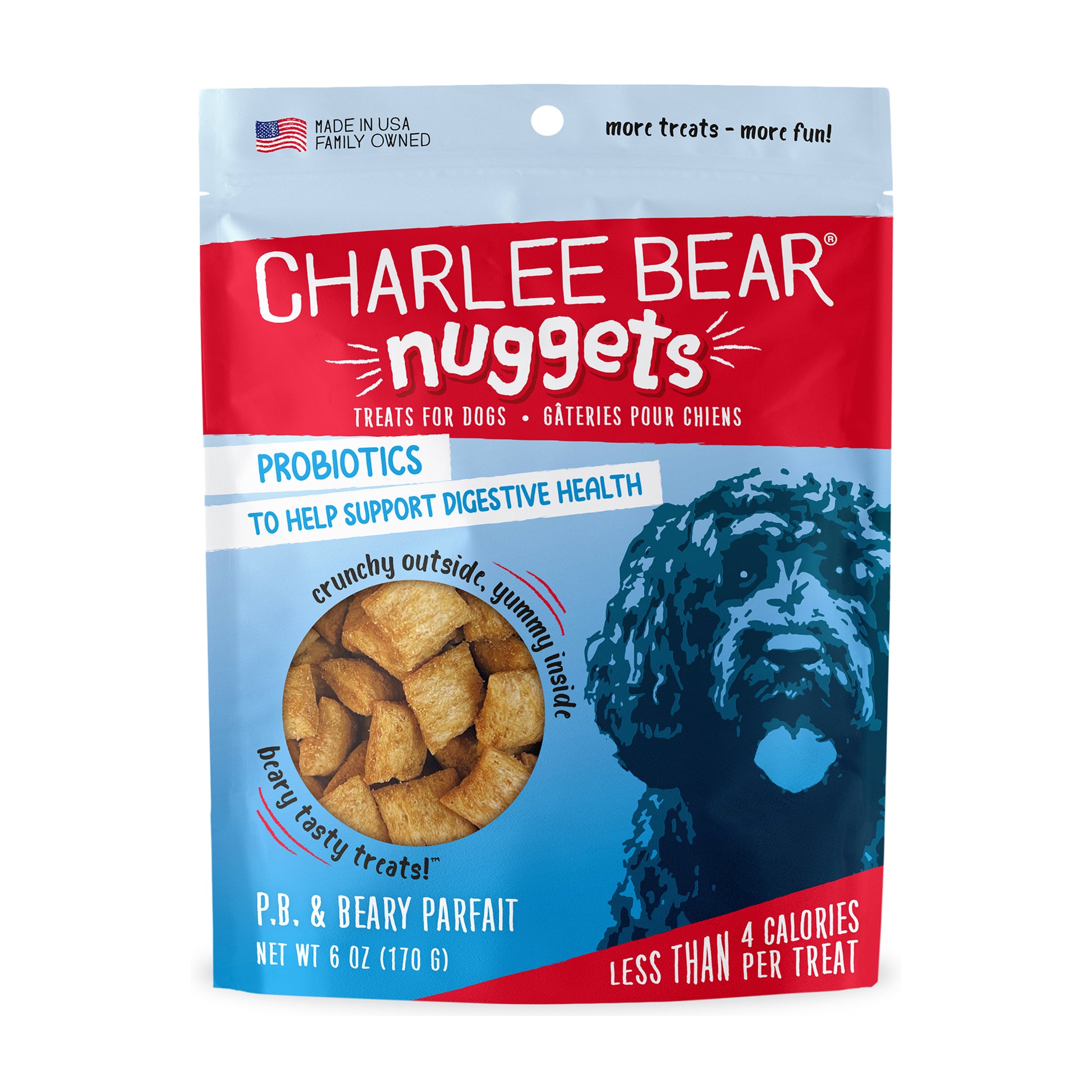 Charlee Bear Nuggets PB and Berry Parfait