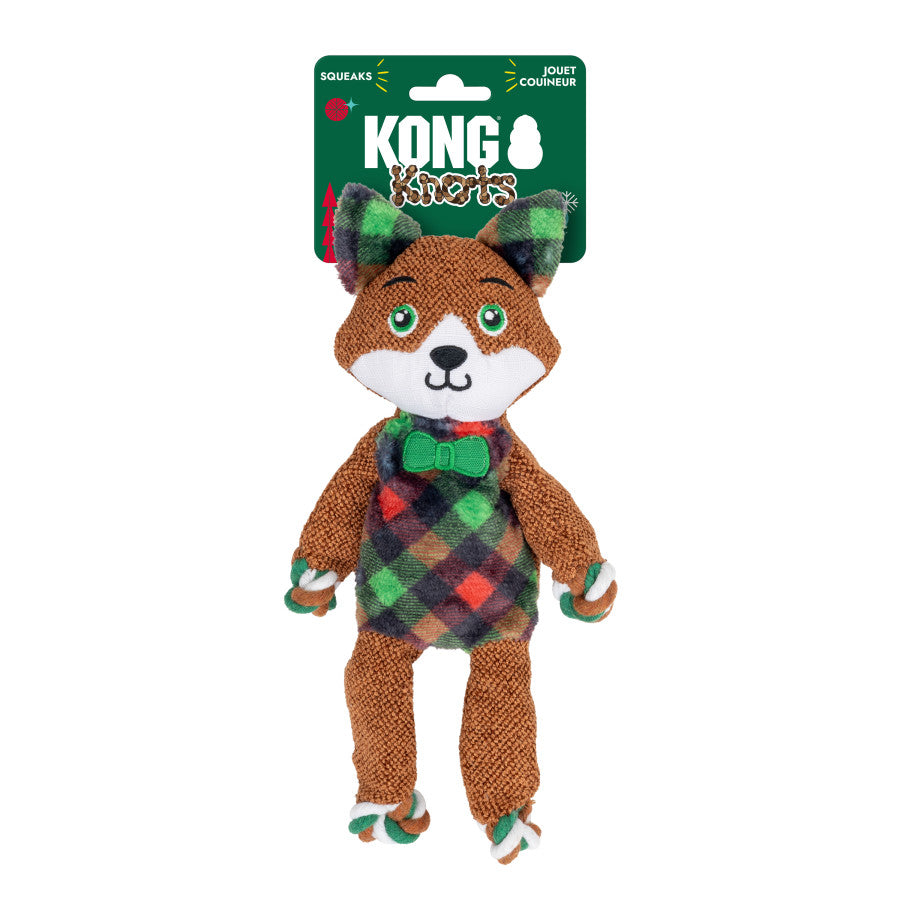 KONG Holiday Floppy Knots Dapper Dog Toy