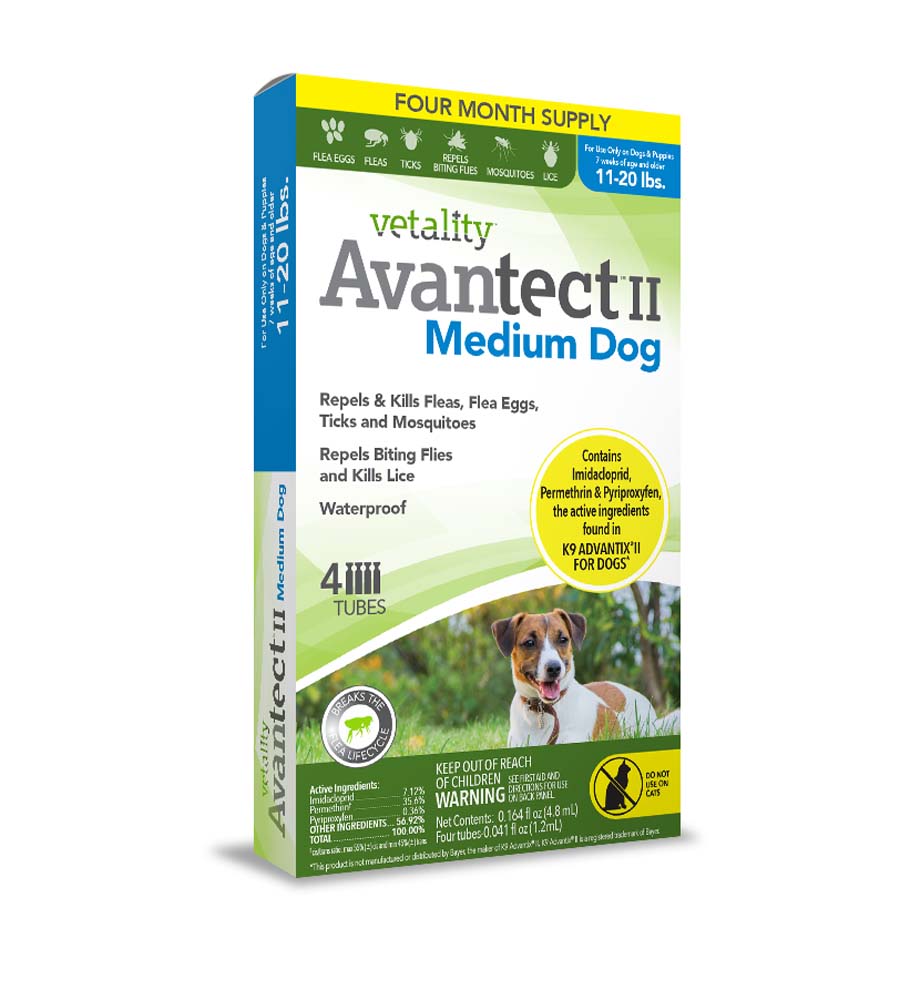 Vetality Avantect II Flea & Tick For Dogs