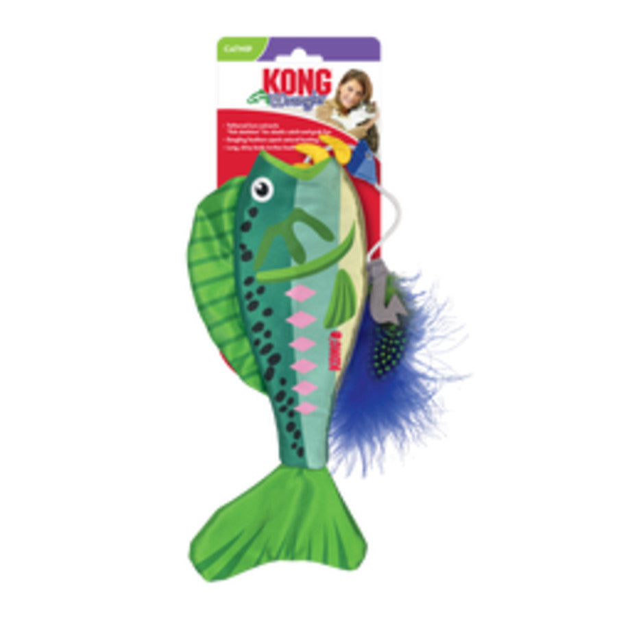 KONG Wrangler Angler Fish Cat Toy