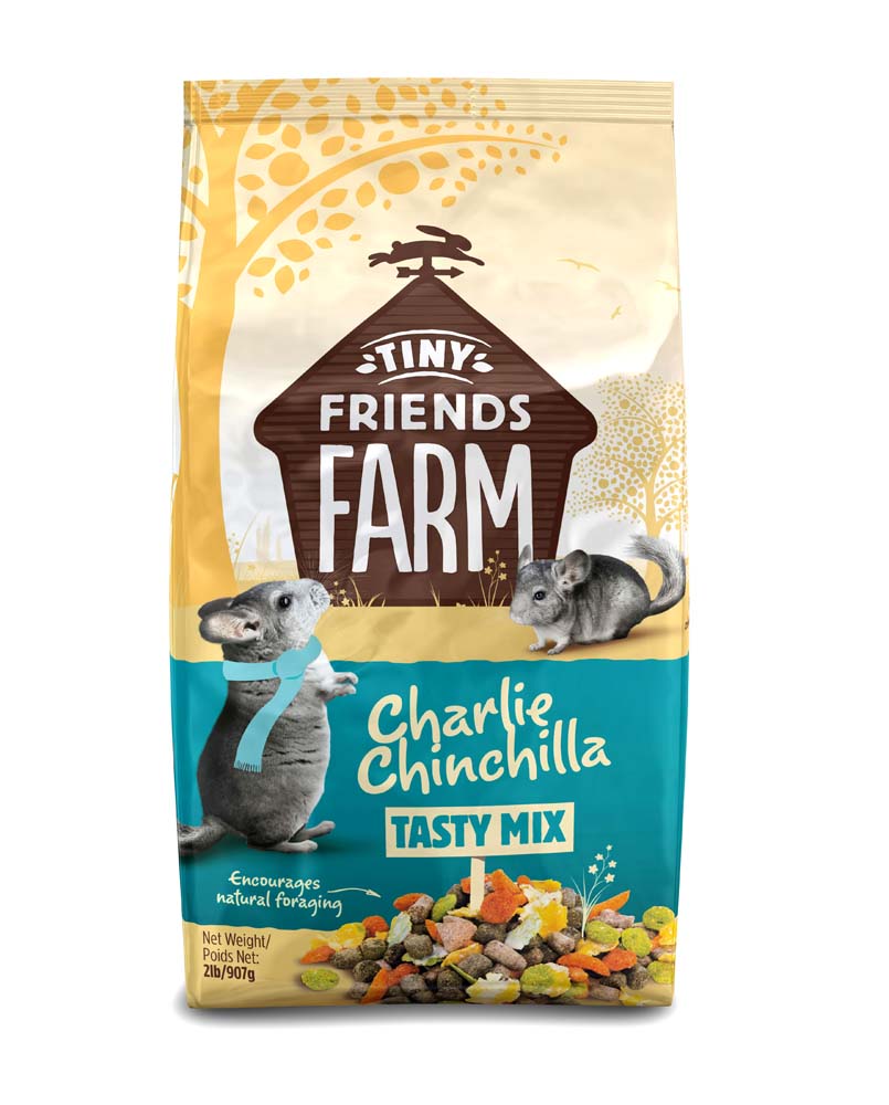 Tiny Friends Farm Charlie Chinchilla Tasty Mix Dry Food