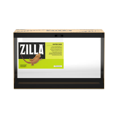 Zilla Critter Cage Reptile Terrarium - 1ea/10 gal