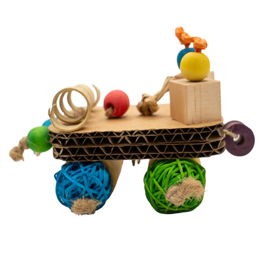 A & E Cages Nibbles Cardboard Cruiser Small Animal Toy