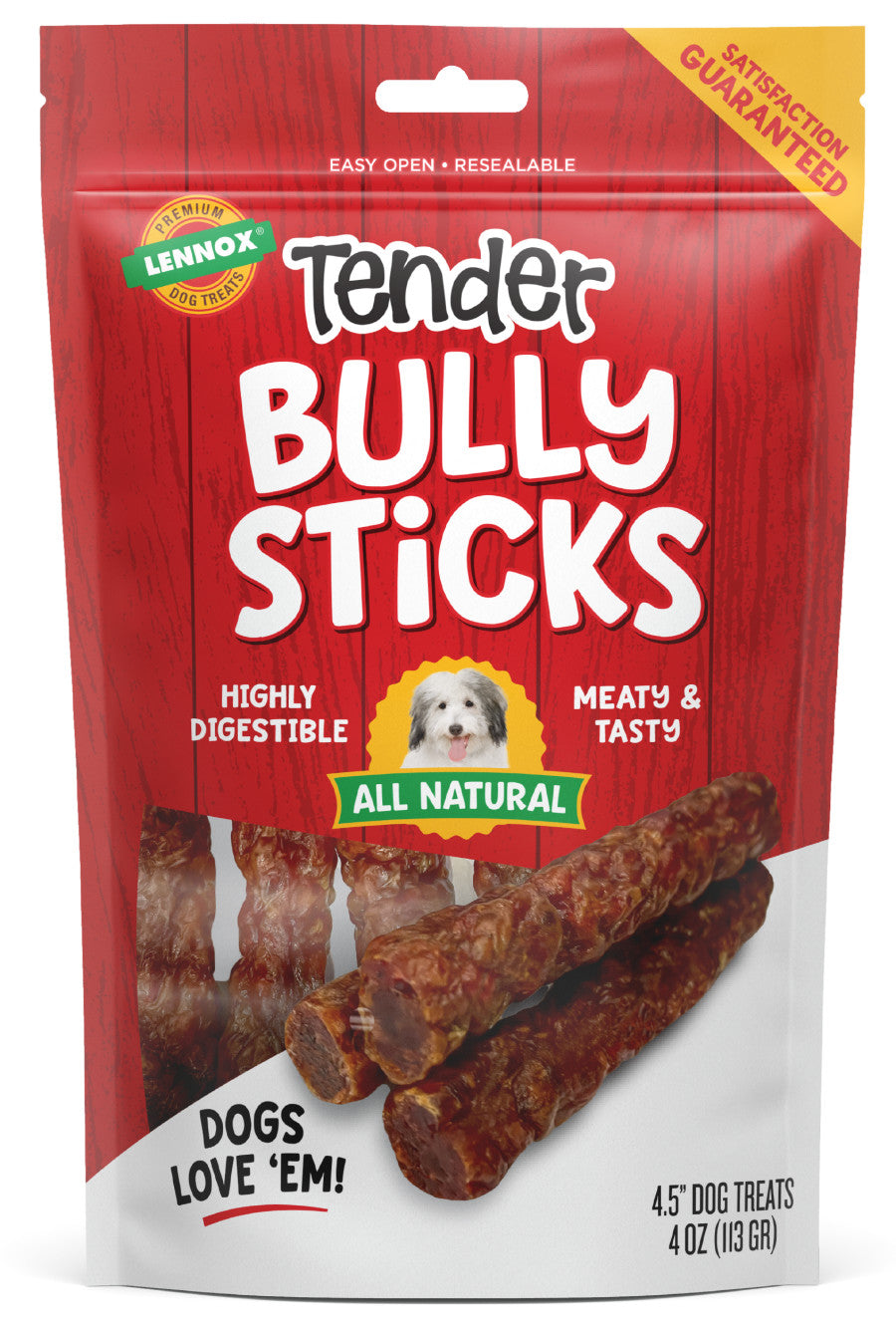 Lennox Tender Bully Sticks Dog Treat