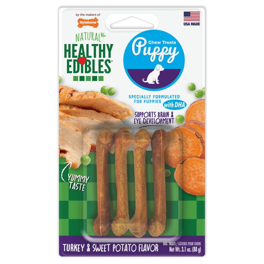 Nylabone Healthy Edibles All-Natural Long Lasting Puppy Chew Treats