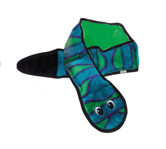 Outward Hound Invincibles Dog Toy Snake 6 Squeakers