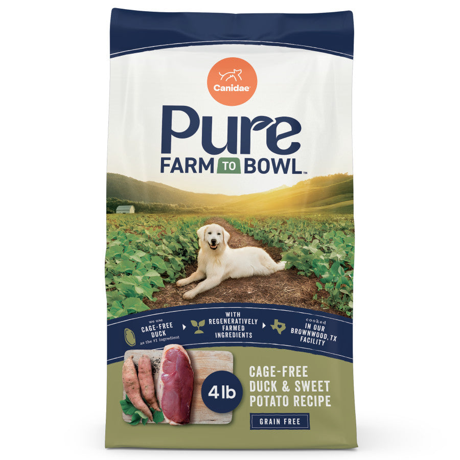CANIDAE PURE Farm To Bowl Grain-Free LID Dry Dog Food