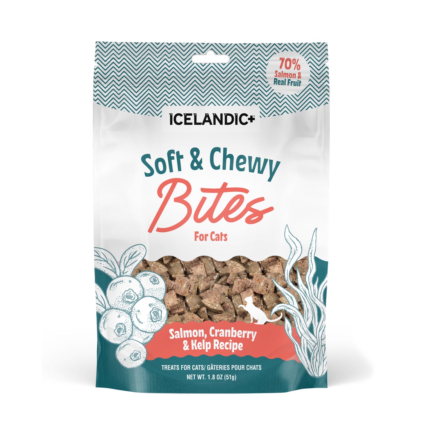 Icelandic+ Soft and Chewy Bites Cat Treats