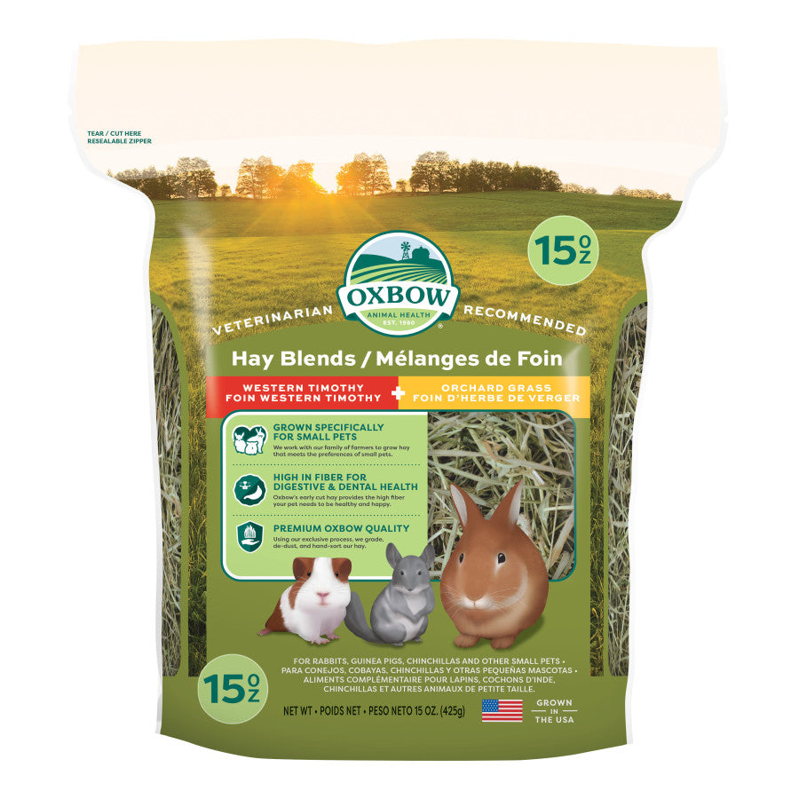 Oxbow Animal Health Hay Blends Western Timothy & Orchard Grass Hay Blends