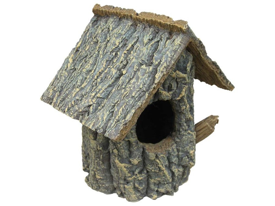 Weco Products Wecorama Sleepy Hollows Green Pine House Terrarium Ornament