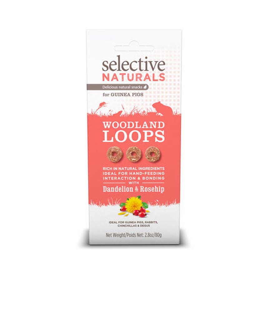 Science Selective Woodland Loops w/Dandelion and Rosehip for Guinea Pigs
