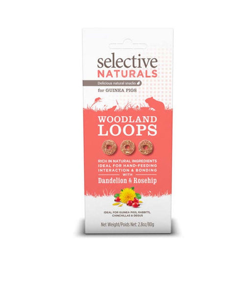 ABOUT US Science Selective Woodland Loops w/Dandelion & Rosehip for Guinea Pigs