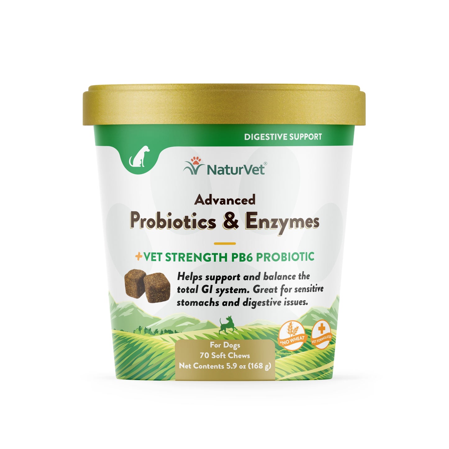 NaturVet Advanced Probiotics and Enzymes Soft Chews