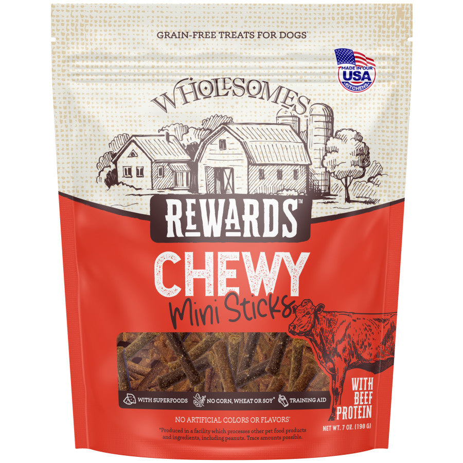 Wholesomes Rewards Chewy Mini Sticks Dog Treat