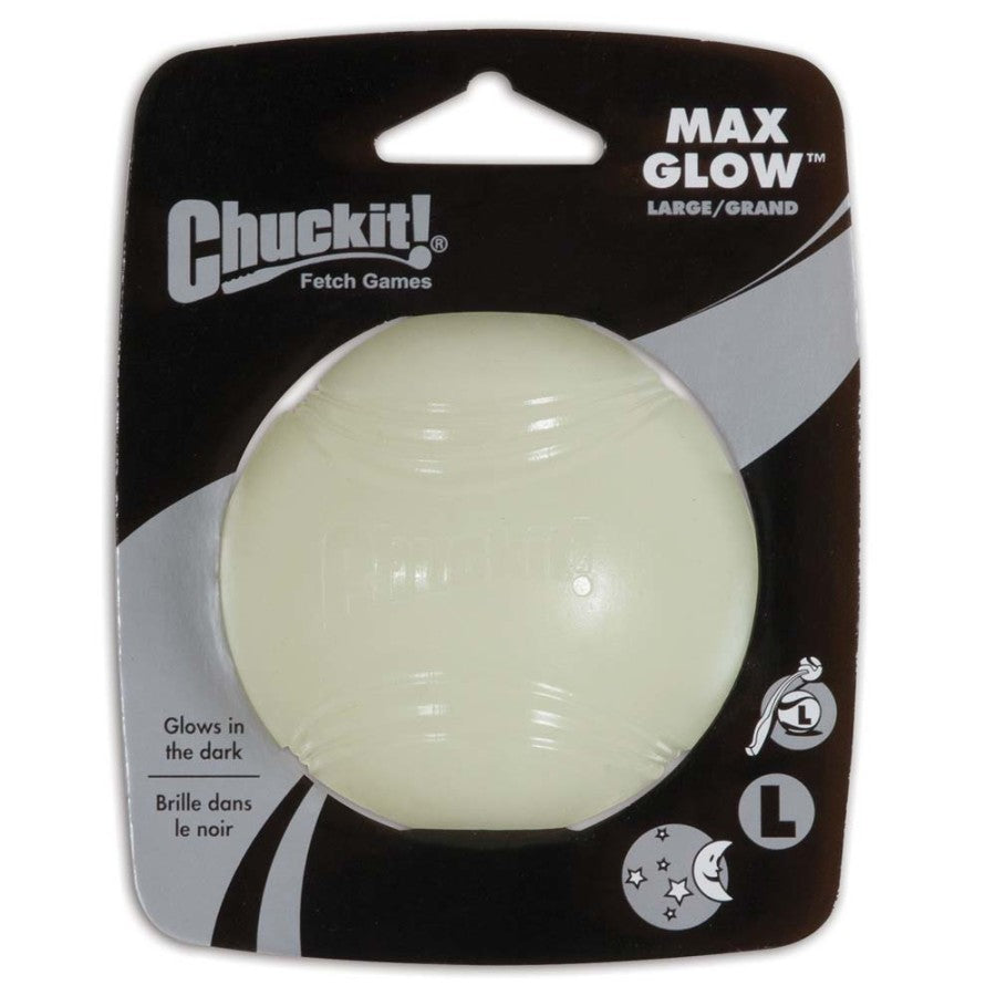Chuckit! Max Glow Ball Dog Toy