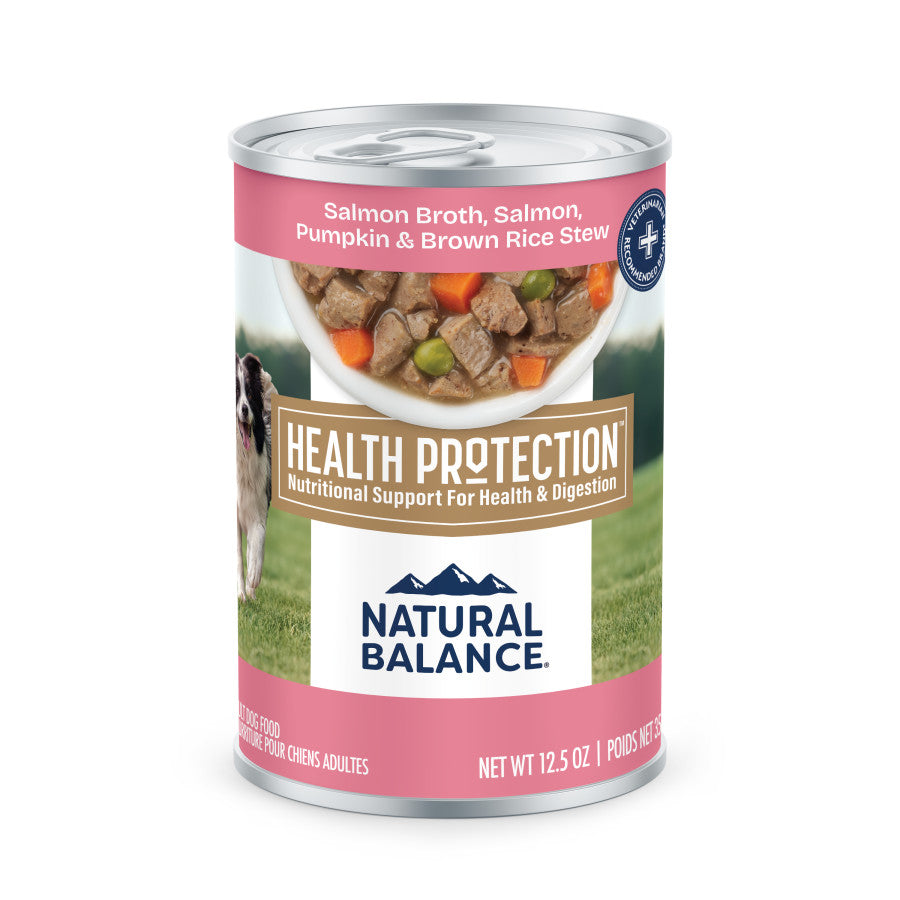 Natural Balance Pet Foods Health Protection Salmon & Pumpkin Stew Can Dog Food