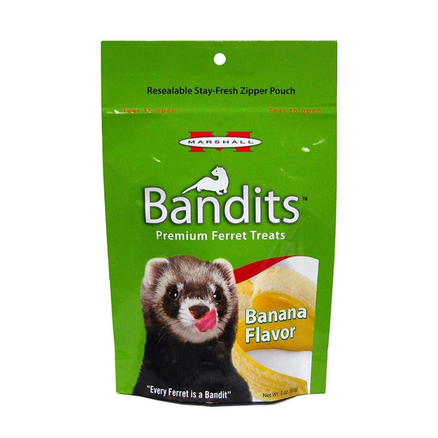 Marshall Pet Products Bandits Ferret Treat Banana