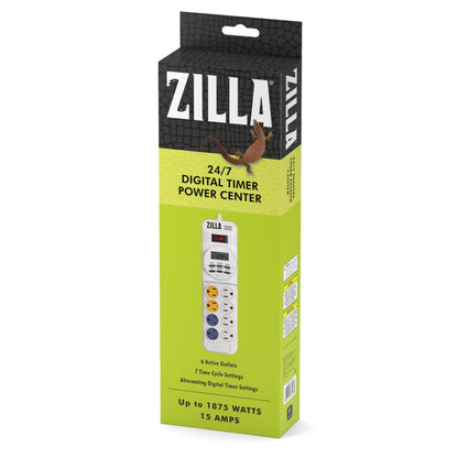 Zilla 24/7 Digital Timer Power Center Zilla