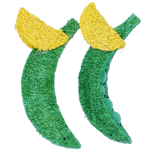 A & E Cages Nibbles Peas Pod Chew Small Animal Chew Toy