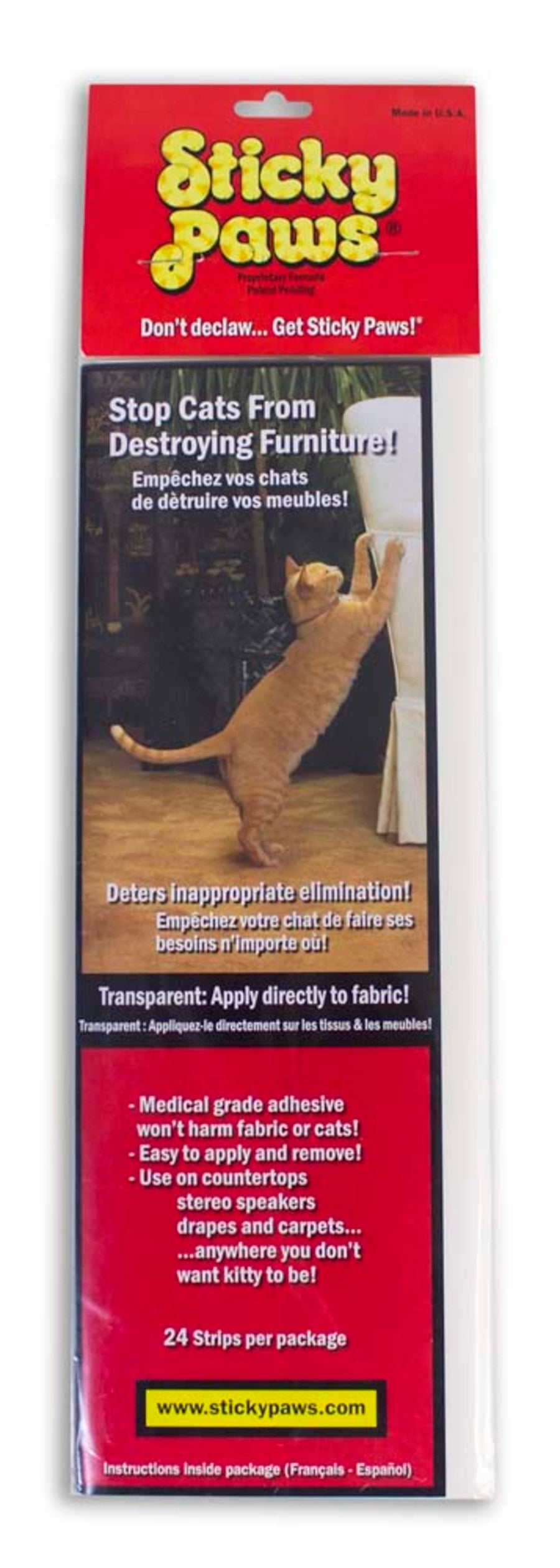 Sticky Paws Furniture Protector