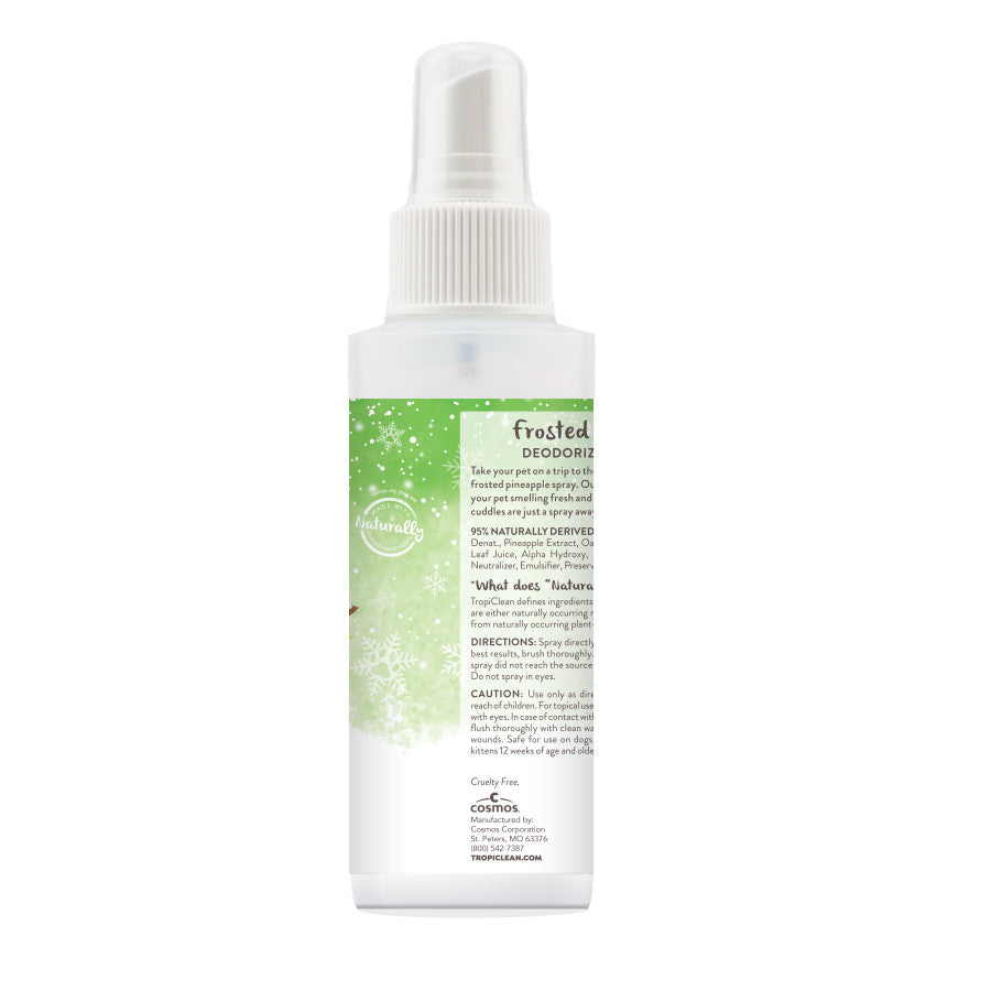 TropiClean Limited Edition Deodorizing Pet Spray - Frosted Pineapple - 4 oz.